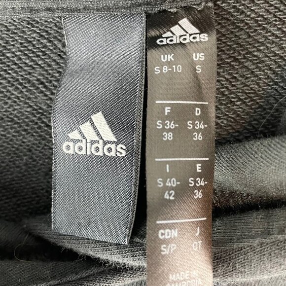 adidas iridescent cropped hoodie Size S - Picture 3 of 4